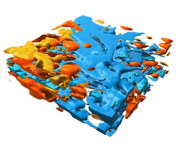 3D Raman image of a cosmetic emulsion