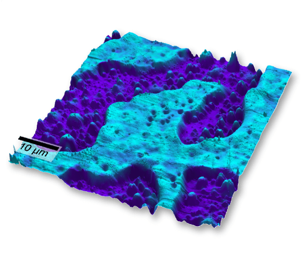 Raman AFM polymer blend